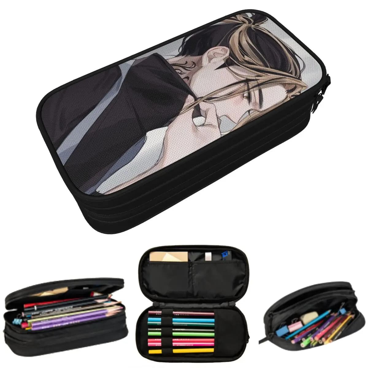 Astuccio Anime Tokyo Revengers Kazutora per Studenti, Portapenne Scolastico, Borsa per Cancelleria, Porta Penne