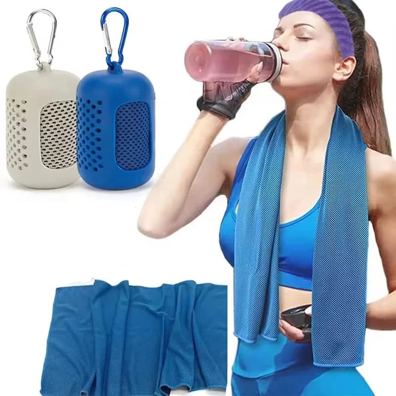 Asciugamano per ghiaccio rinfrescante per esercizi ad asciugatura rapida all'aperto Asciugamano per esercizi da corsa per fitness all'aperto Accessori per il nuoto