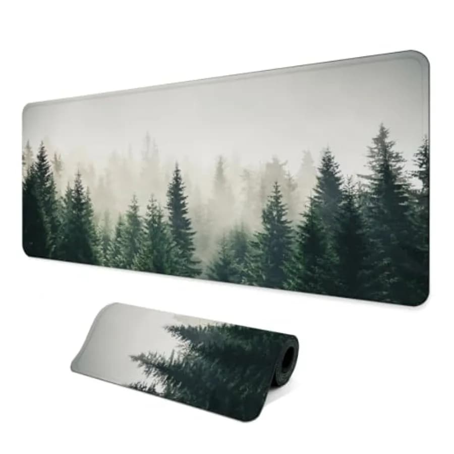 Gaming Mouse Pad with Anti-Slip Rubber Base, Extended Large Computer Mouse Mat with Stitched Edges, Long XL Anime Mousepad for