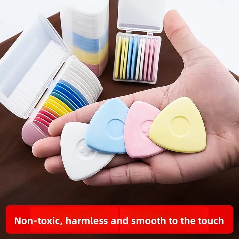 Colored Tailor Chalk Triangular Fabric Marking Chalk Pieces Sewing Dressmaking Garment Cutting Tools