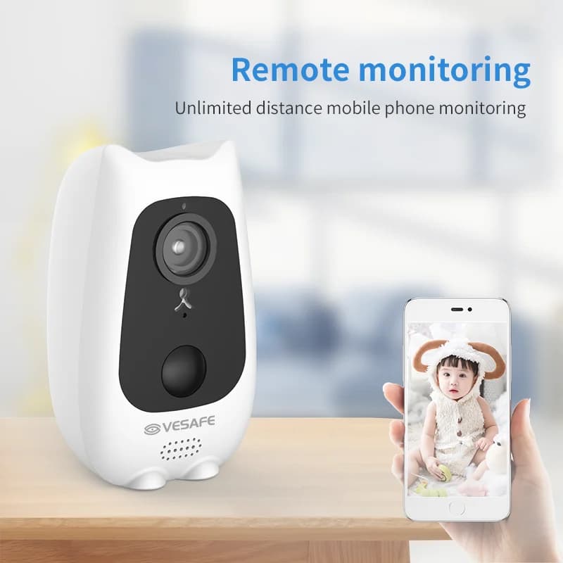 2MP 1080P Tuya App Solar Power Low Comsunption IP Camera AI Humanoid Motion Detection Auto Tracking Security CCTV Baby Monitor