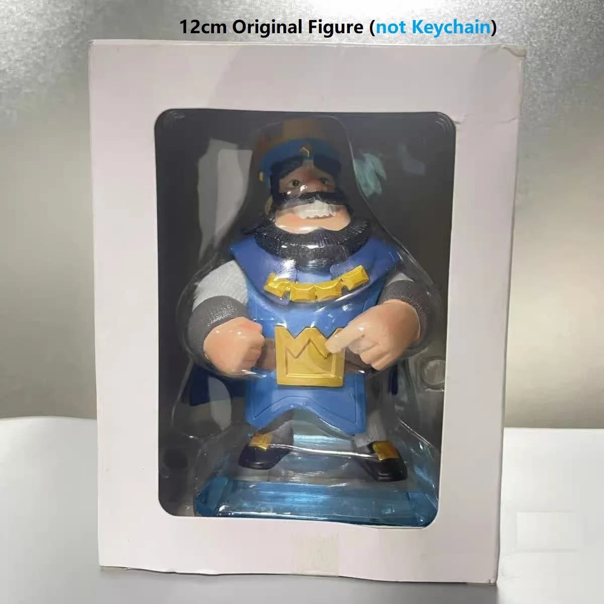 Portachiavi con personaggi d'azione Original Royal Match Blue King, personaggi da collezione, giocattoli, miglior regalo a sorpresa per il compleanno