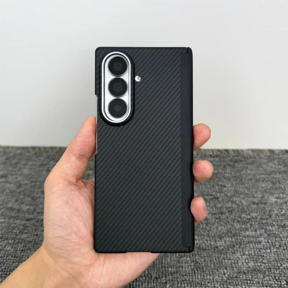Case For Samsung Galaxy Z Fold 8 Ultra, Aramid Carbon Fiber texture Magnetic Magsafe Ultra-thin Armor Axial Protective Cover