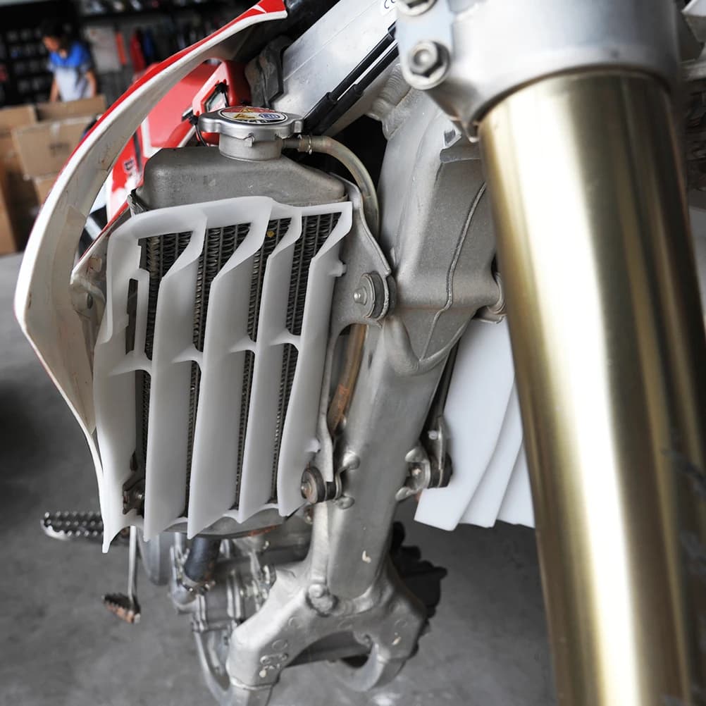 Accessori moto Griglie per radiatore Griglia di raffreddamento Motore Sindone Protezione della copertura della protezione per HONDA CRF250R CRF450R 2015-2017