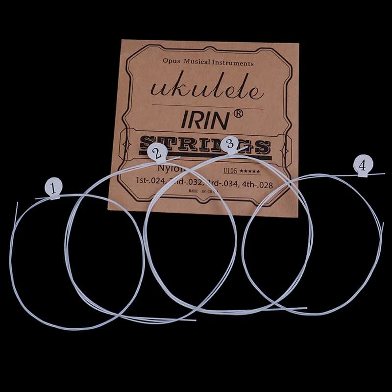 4 pezzi/set corde per ukulele in nylon bianco U105 A E C G, corde per ukulele [Winter5]