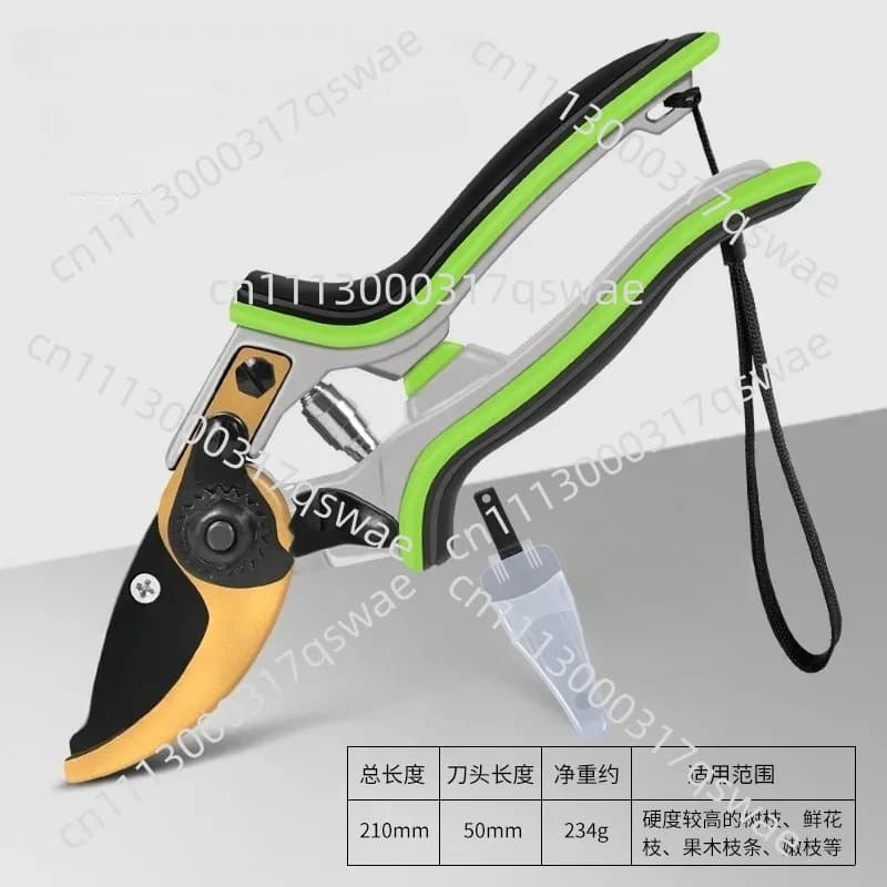 Pruning shears Stainless steel pruning tools Gardening tools Cleaning household potted branches Pruning shears