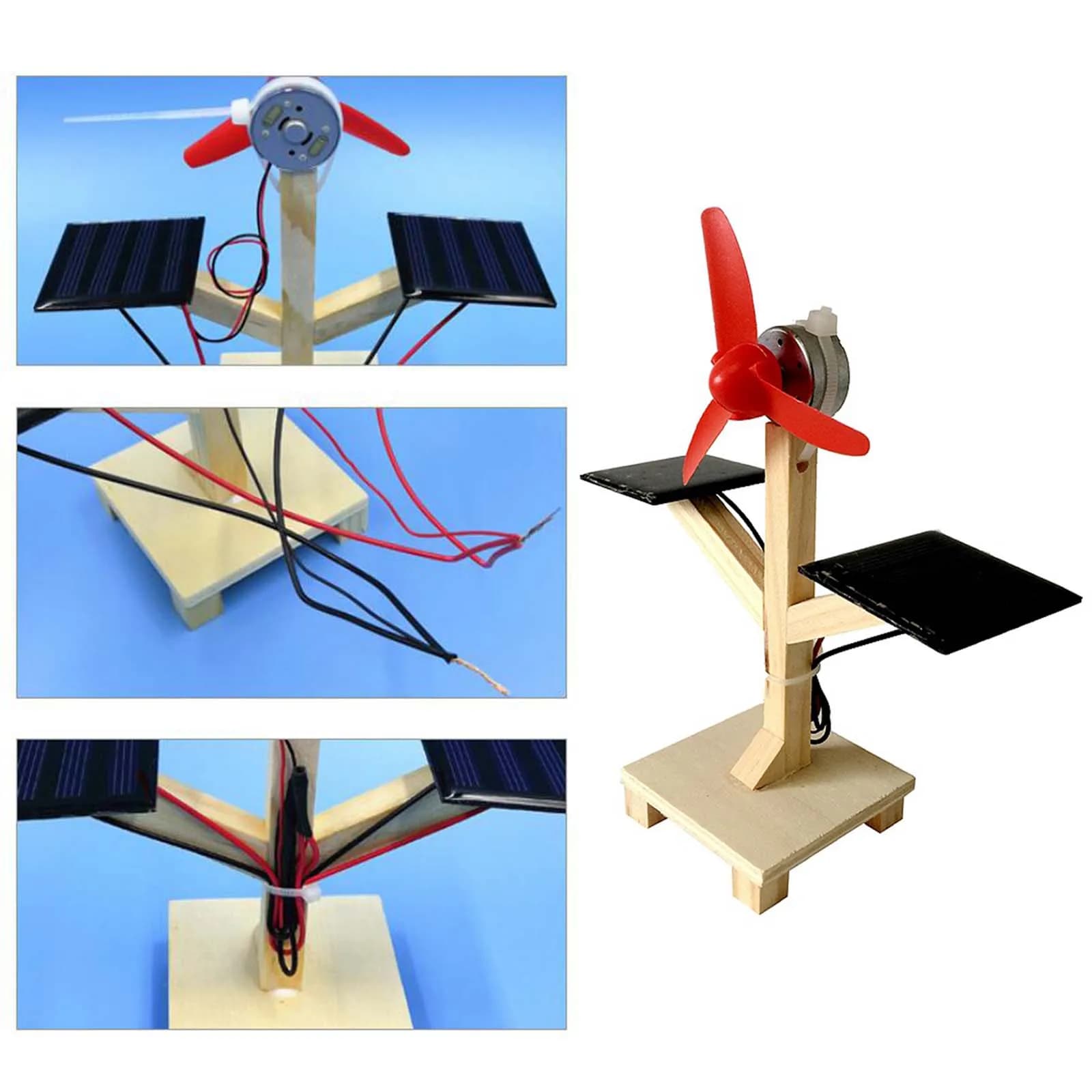 Kit Fai-da-Te per Ventilatore Solare, Progetti Scientifici, Ventilatori Alimentati a Energia Solare, Giocattoli Educativi per Regali Festivi