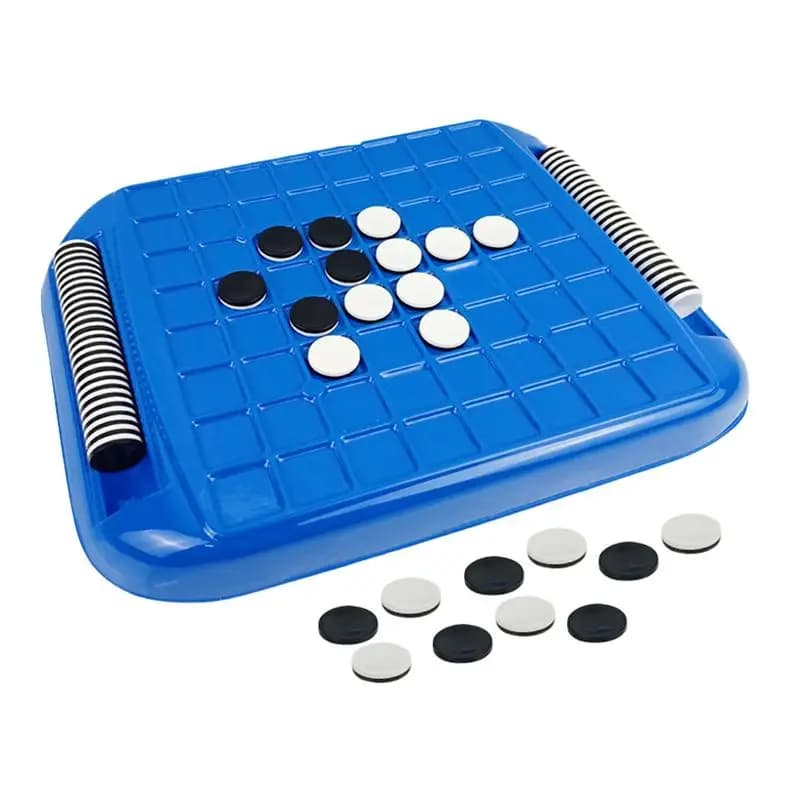 Othello Gioco da tavolo Giocattoli educativi Scacchiera in bianco e nero 2 giocatori Reversi Rompicapo Set di scacchi da viaggio Giocattolo genitore-figlio