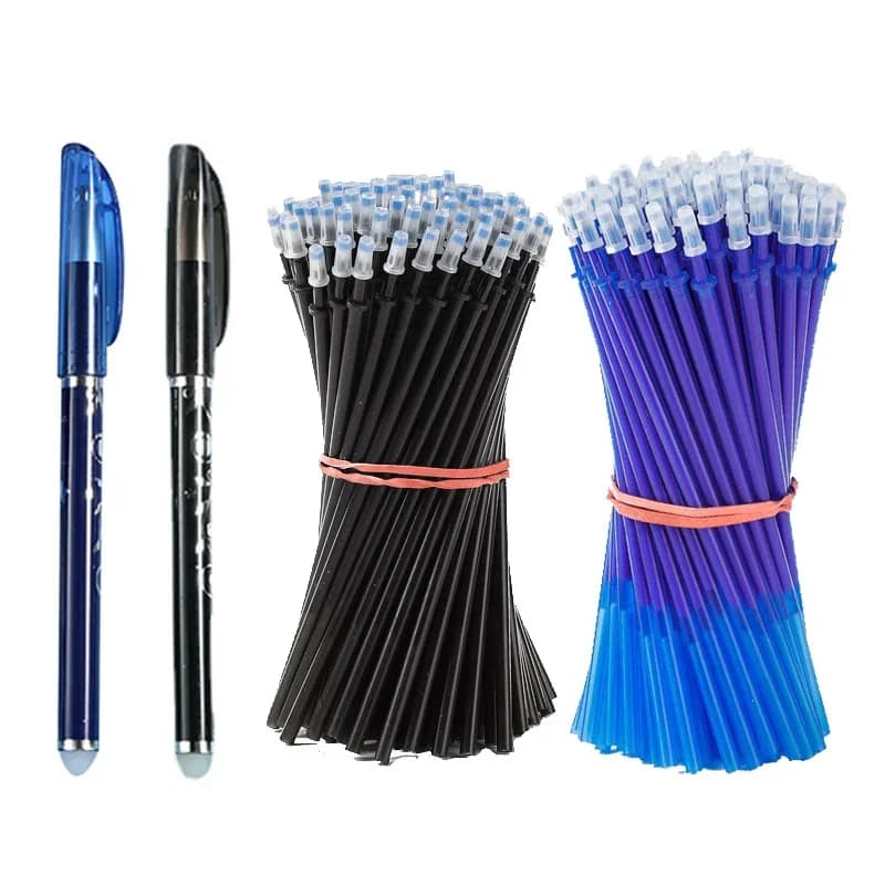 3/23/30 Pz Penna Cancellabile Penne Gel 0.5mm Nero/Blu Inchiostro Penna Ricariche Set Per Materiale Scolastico Studente Esame di Scrittura Penne di Cancelleria