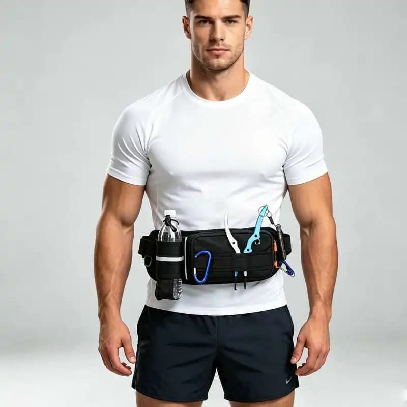 Multifunctioinal Dog Walking Waist Bag Cycling Hiking Waist Chest Bag Watter Bottle Bag Phone Bag Pouch Travel Crossbody Bag