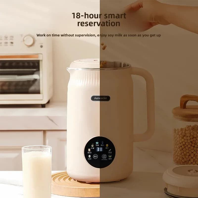 Macchina per latte di soia domestica di grande capacità, adatta per 3-4 persone, multifunzionale, completamente automatica, senza filtro, frullatore di piccole dimensioni