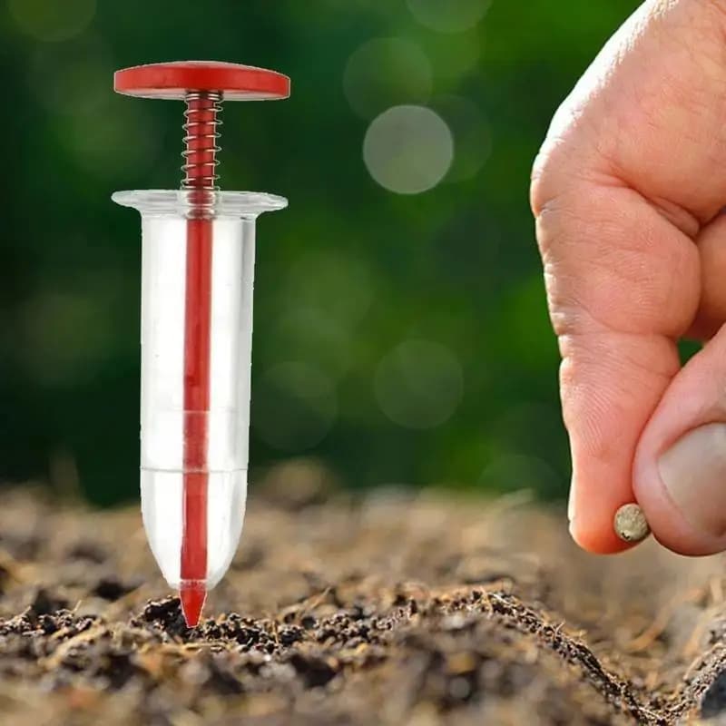 Seminatrice Manual 1PC, Mini Semi Dispenser, Garden Semina Tool, Flower Pot, Aiuole, Gardening
