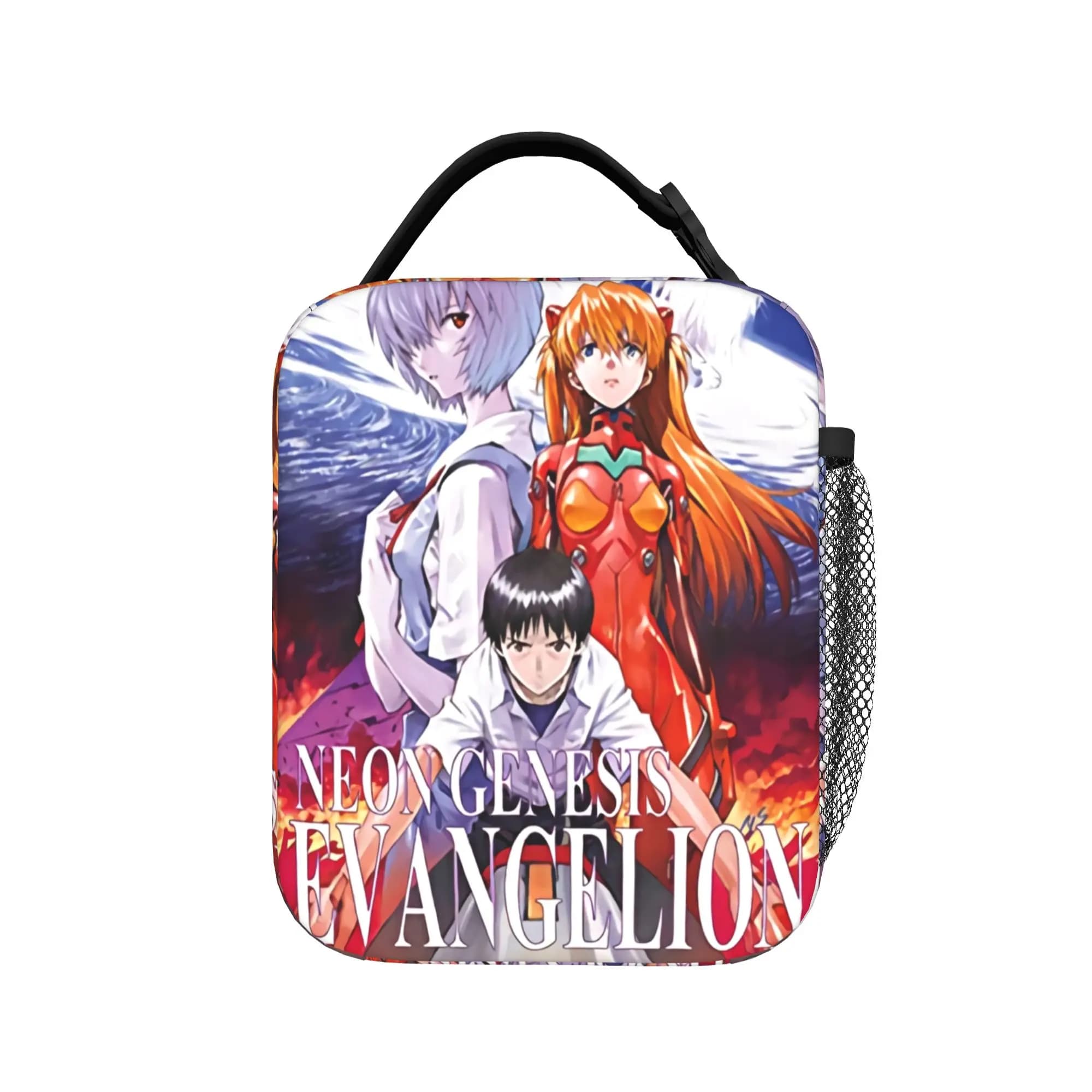 Neon Genesis EVA Insulated Lunch Bag Thermal Bag Reusable,Lunch Container Leakproof Tote Lunch Box Food Handbags Beach Picnic