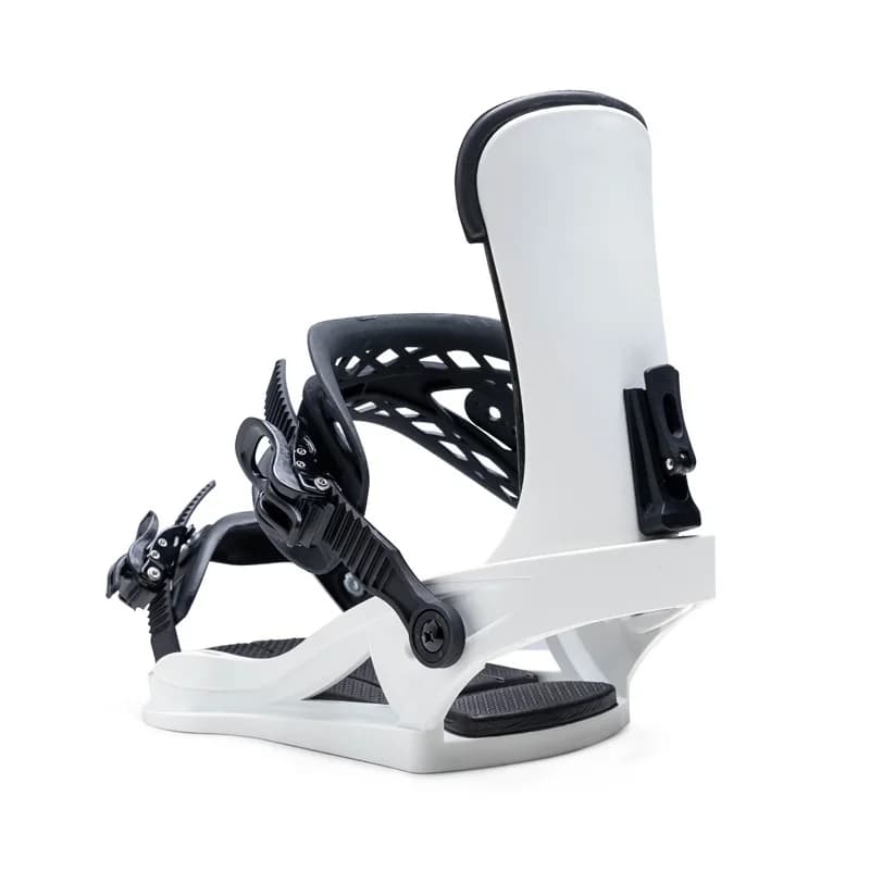 Rilegatura da snowboard regolabile da uomo con scarpe sigillanti con cerniera fisse