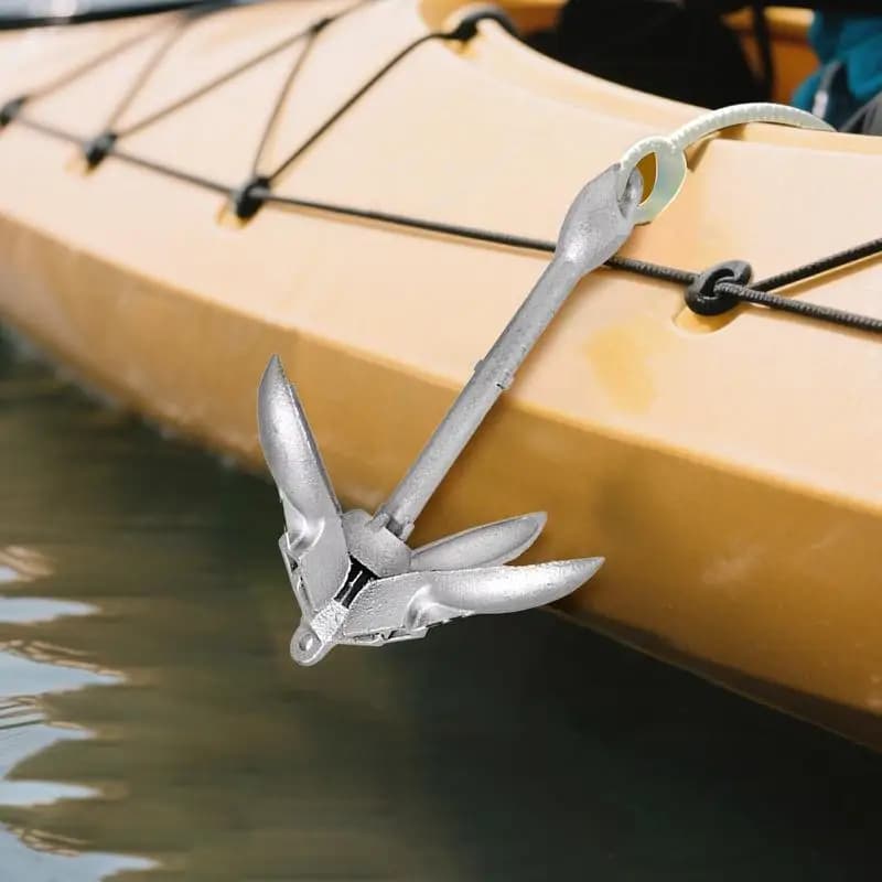 Sistema di ancoraggio per kayak Ancoraggio per barche a sgancio rapido Accessori per barche pieghevoli riutilizzabili a sgancio rapido per il rafting del kayak sul lago