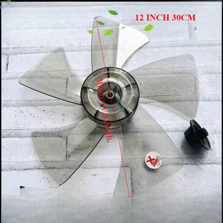 VENTOLA ROTARIA VENTOLA PER ​ ​ FOGLIA DI SOSTITUZIONE VENTOLA AIRMATE DA 12 POLLICI 5 Lame, ADATTA UNIVERSALE PER VENTATORI ELETTRICI ​ 300MM