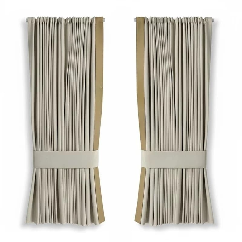 Premium Quality Luxury Truck Curtains with Clamp 240 cm x 90 cm Pelmet for Truck Window for VOLVO DAF Sitrak Howo SCANIA MAN