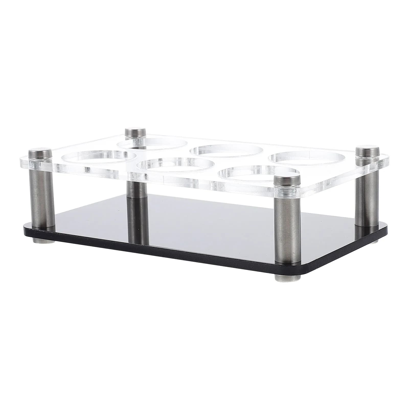 Acrylic Glass Holder for 6 Glasses, Compact Wine Glass Holder, Domestic Bar Accessories and Party