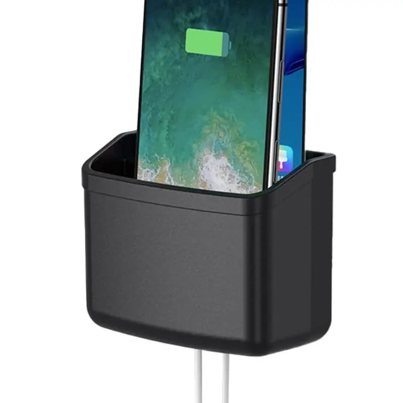 Scatola portaoggetti per auto per portamonete Porta cellulare Forniture per interni auto Staffa per articoli vari Accessori per scatole organizer per auto in PVC morbido