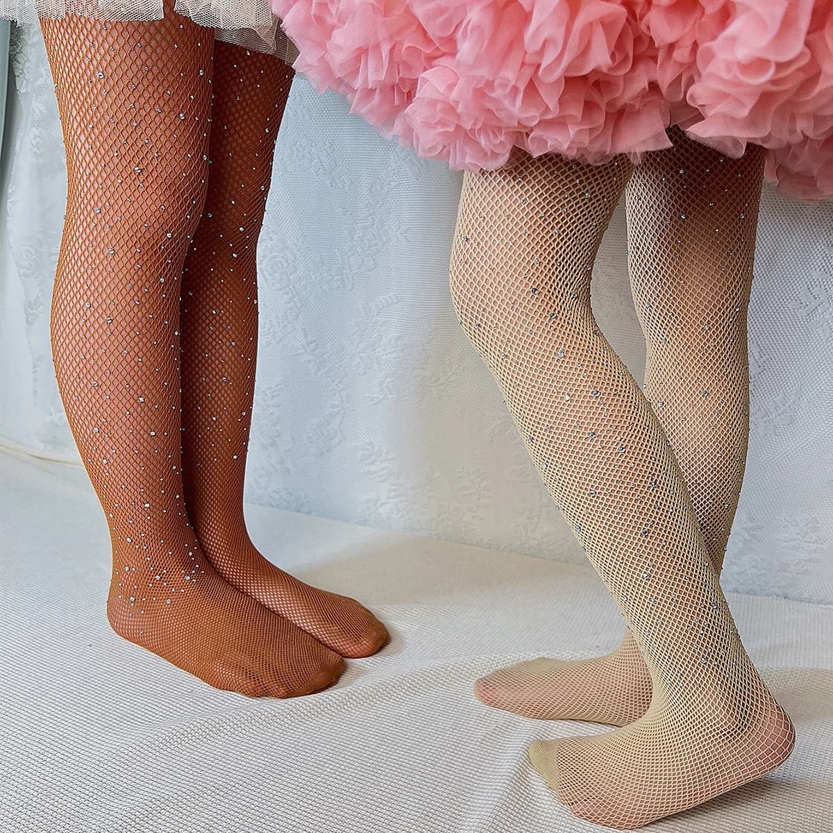 Calzini a rete da pesca per bambini Collant a rete per trapano a caldo Calzini per bambini Lolita ultrasottili Collant estivi Calza per ragazza Leggings per bambini