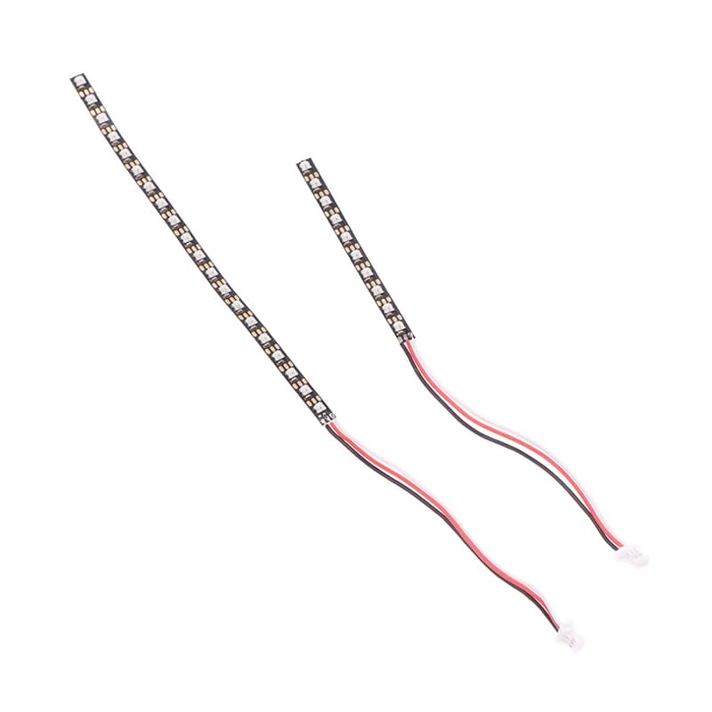 Nuova Striscia Flessibile SN con Chip WS2812, Larghezza 3.5mm, 5V, con 10/20 LED RGB Integrati, Lunghezza 50/100mm per Droni da Corsa RC FPV