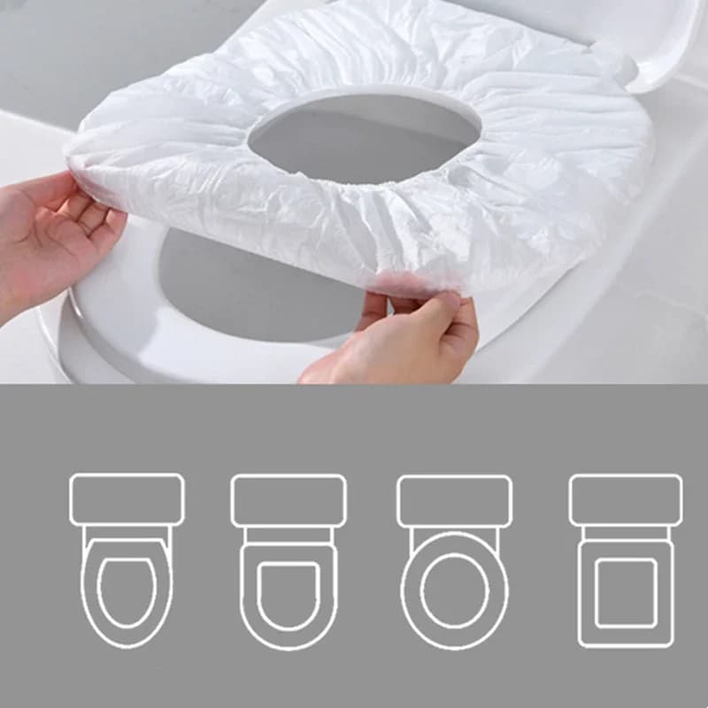 5/10 pz coprisedile WC usa e getta WC Mat biodegradabile viaggio campeggio Hotel carta igienica Pad accessori per il bagno