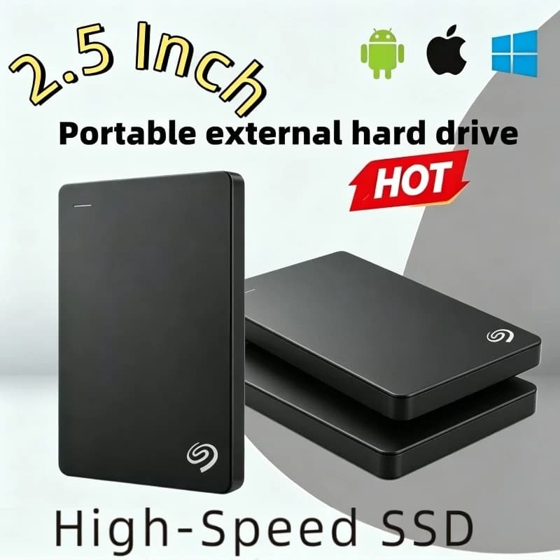 For Seagate 2.5" Portable External Hard Disk Backup Plus SlimUSB 3.0 DASKA HDD Portable External Data Storage