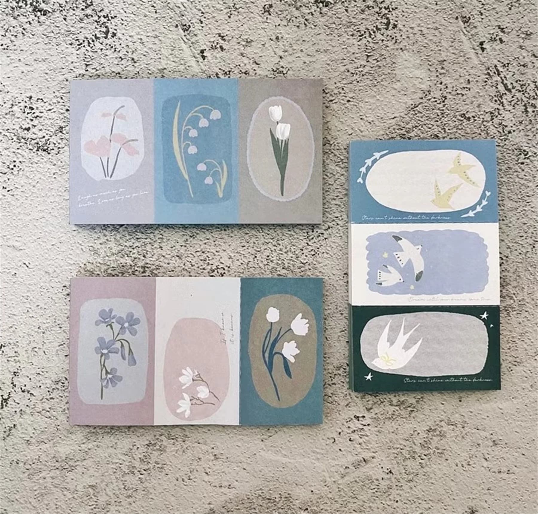 Hairmo Vinatge Fiore Aparizza Cornice Notebook Lettera Carta Memo Set Planner Fai da te Scrapbooking Creazione di carte Decorazione