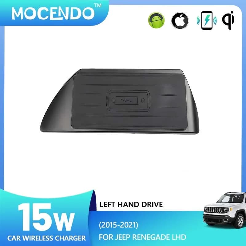 15 W Car Wireless Charger Charger for Jeep Renegade 2015- 2021