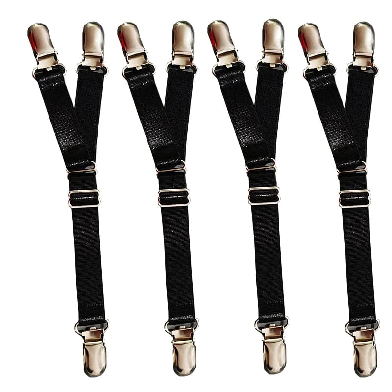 Y Shape Suspender Clips for Stockings Replacemnt Corset Holder Elastic Garter Belt Straps Shirt Holder Sock Fastener Accessories