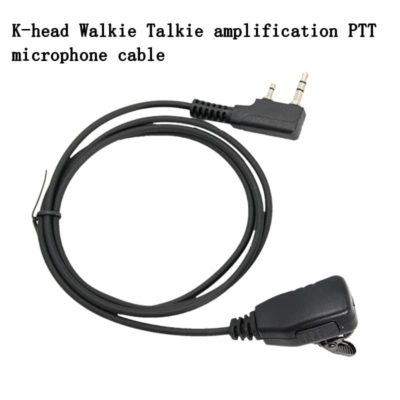 Gru a torre per veicoli da costruzione walkie-talkie cavo pulsante vivavoce K-head Radio altoparlante esterno cavo per microfono PTT