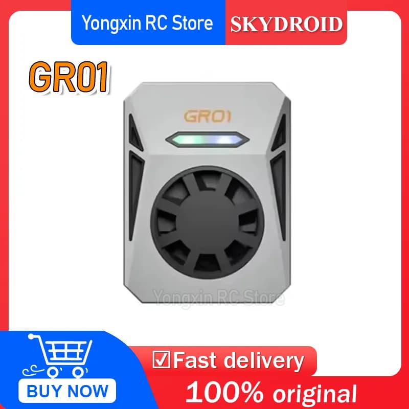 Low Latenza Skydroid GR01 receiver, Designed for Remote Controls G20 and G12 to Improve the Response of drones and RC vehicles
