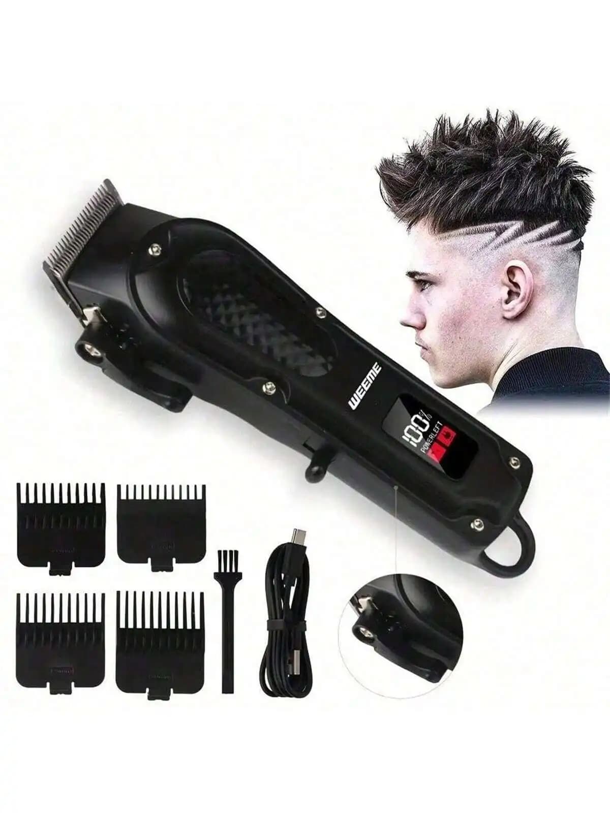 Rechargeable Professional Haircuts & Regulabarba via USB, Wireless, Ideal Gift for Men
