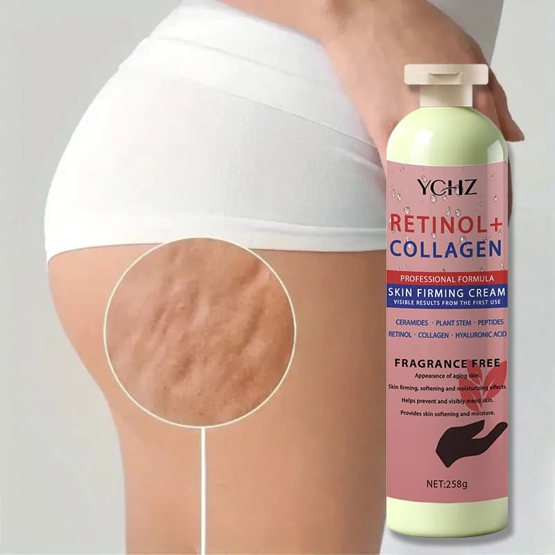 Crema rassodante per corpo e addome, 258 g, crema idratante, trattamento anticellulite, applicazione fluida, crema nutriente, ingredienti naturali, crema modellante per il corpo, cura della pelle dopo il parto