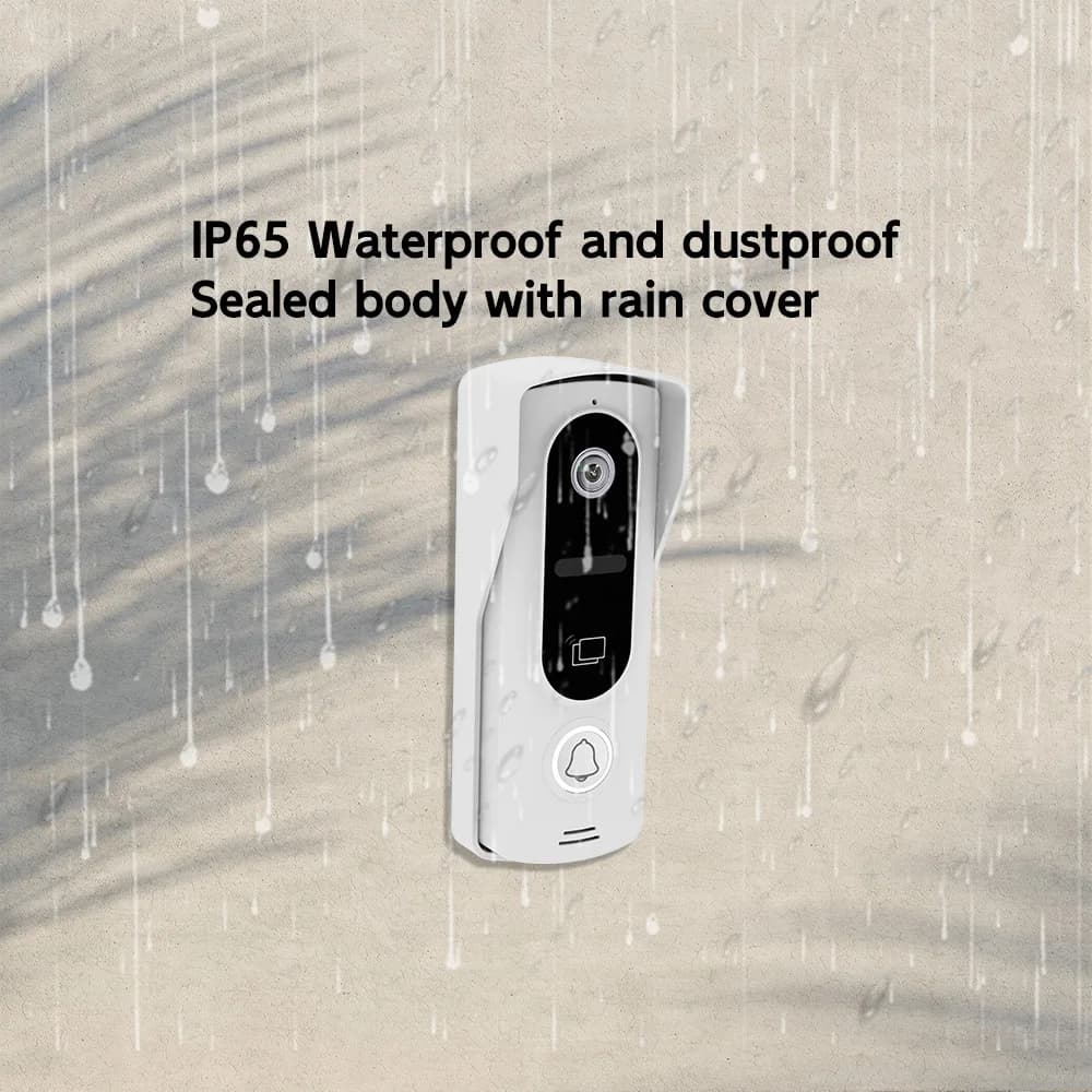 Tuya Smart Video Intercom System 7 Inch IPS Touch Screen Indoor Monitor 2MP AHD Outdoor Doorbell Support Remote Phone Unlock