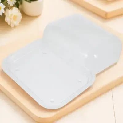 1pc Storage Box Kitchen Restaurant Home Practical Butter Container Lid Food Storage Butter Keeper Dust Proof Yellow Tableware