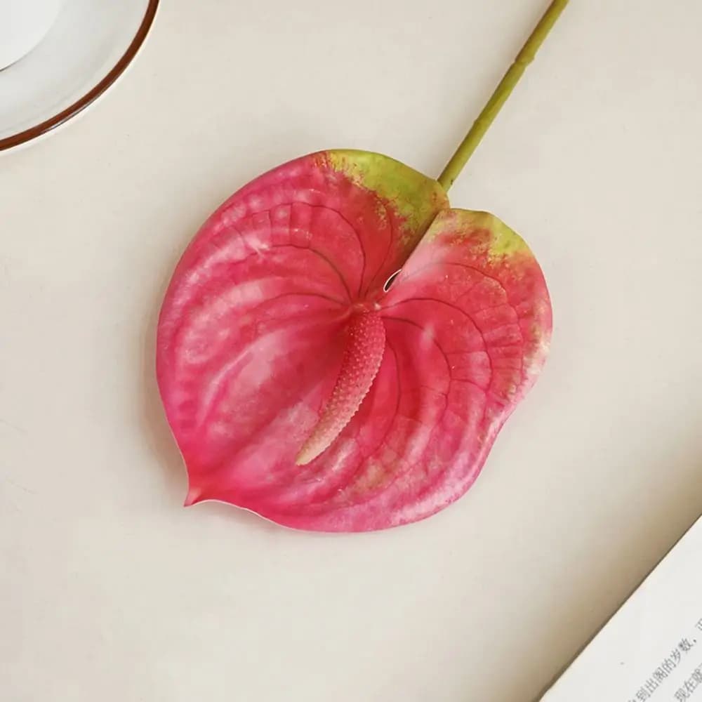 Piante e Fiori Artificiali Real Touch Eleganti per Matrimoni in Giardino: Calla e Anthurium Finti