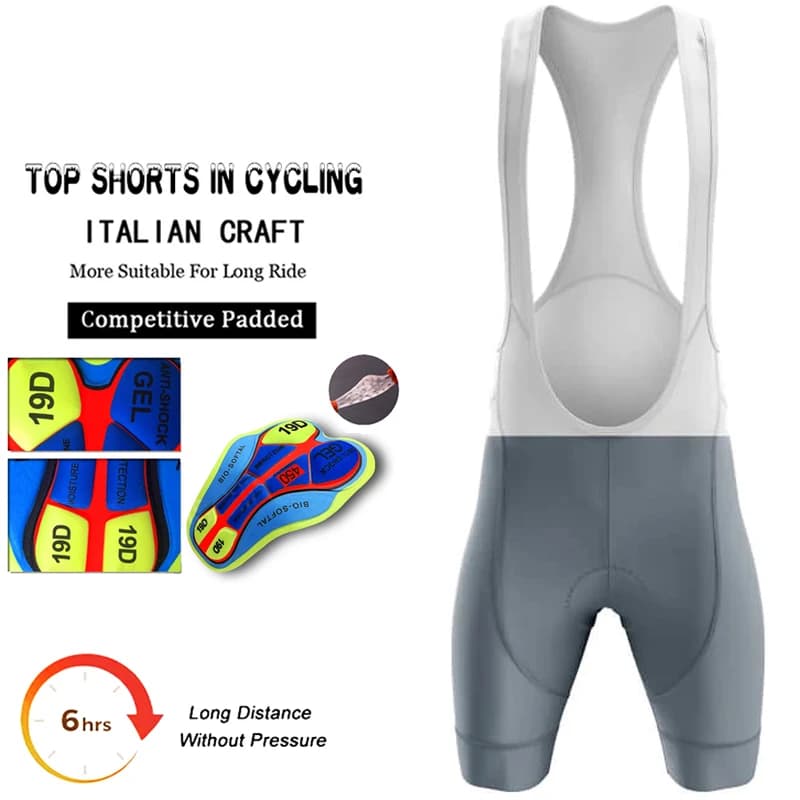 Men's Cycling Shorts with Gel, Sport Clothing, Professional Mountain Bike Salopettes, Men's Road Bretelles, Maillot MTB