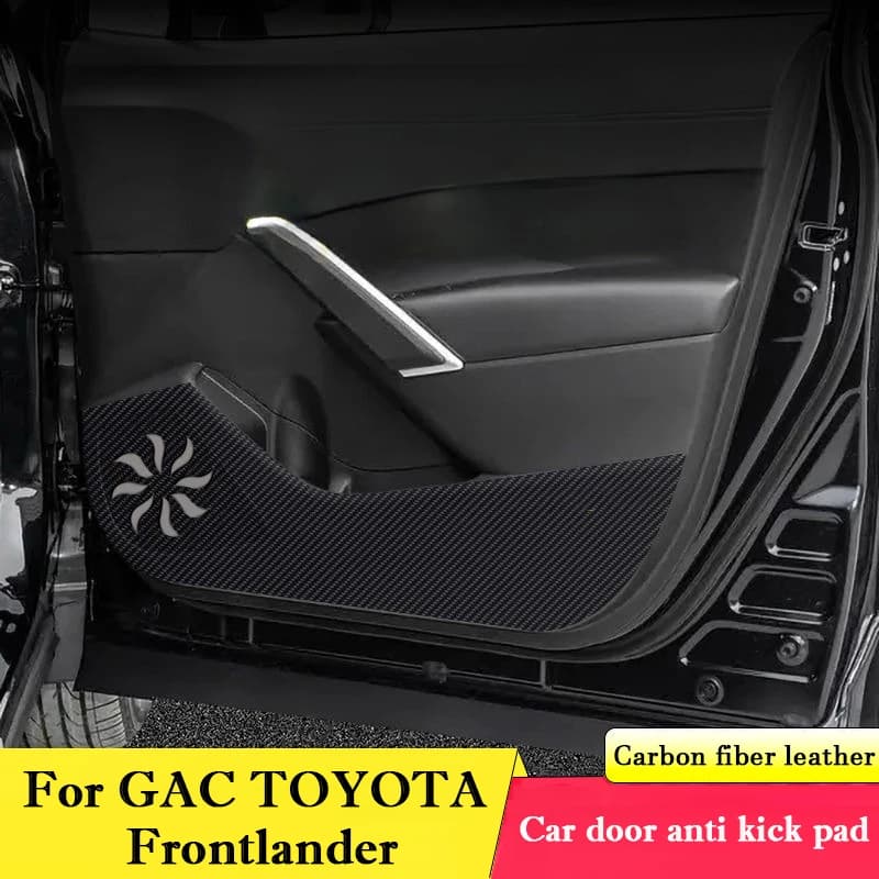 For TOYOTA Frontlander car door anti kick pad panel door protective mat anti-pass and anti dirt car accessories