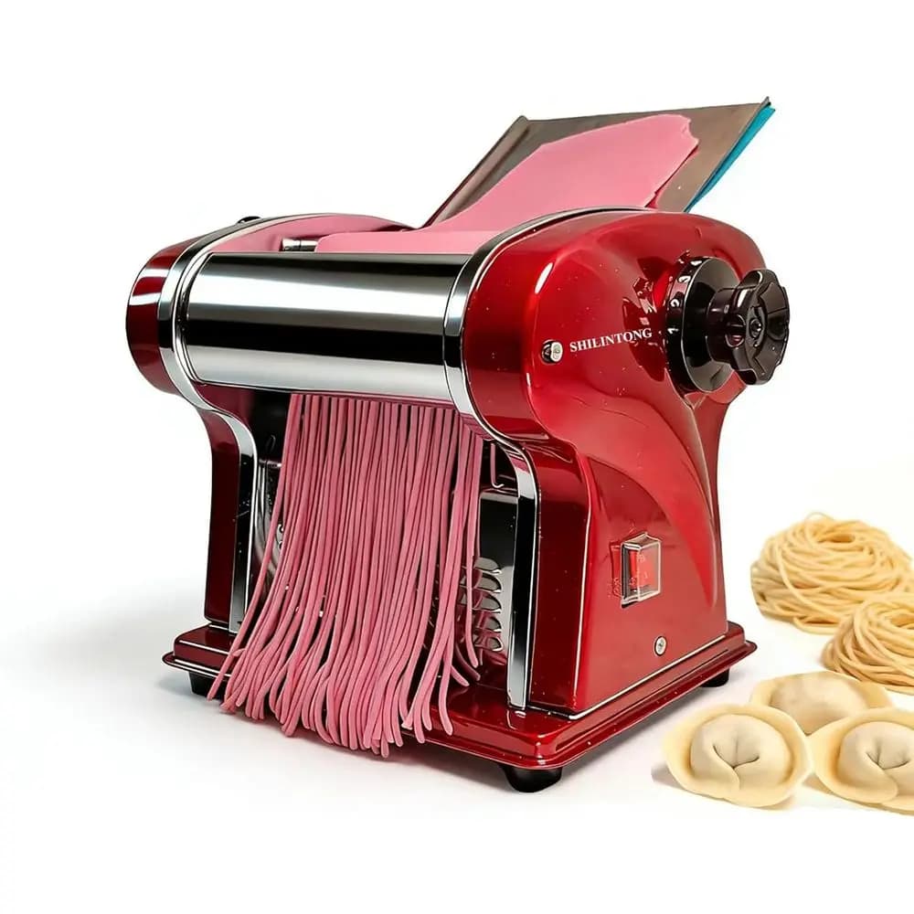 Macchina per Pasta a Spessore Regolabile con Lama da 2,5 mm per Uso Domestico e Commerciale
