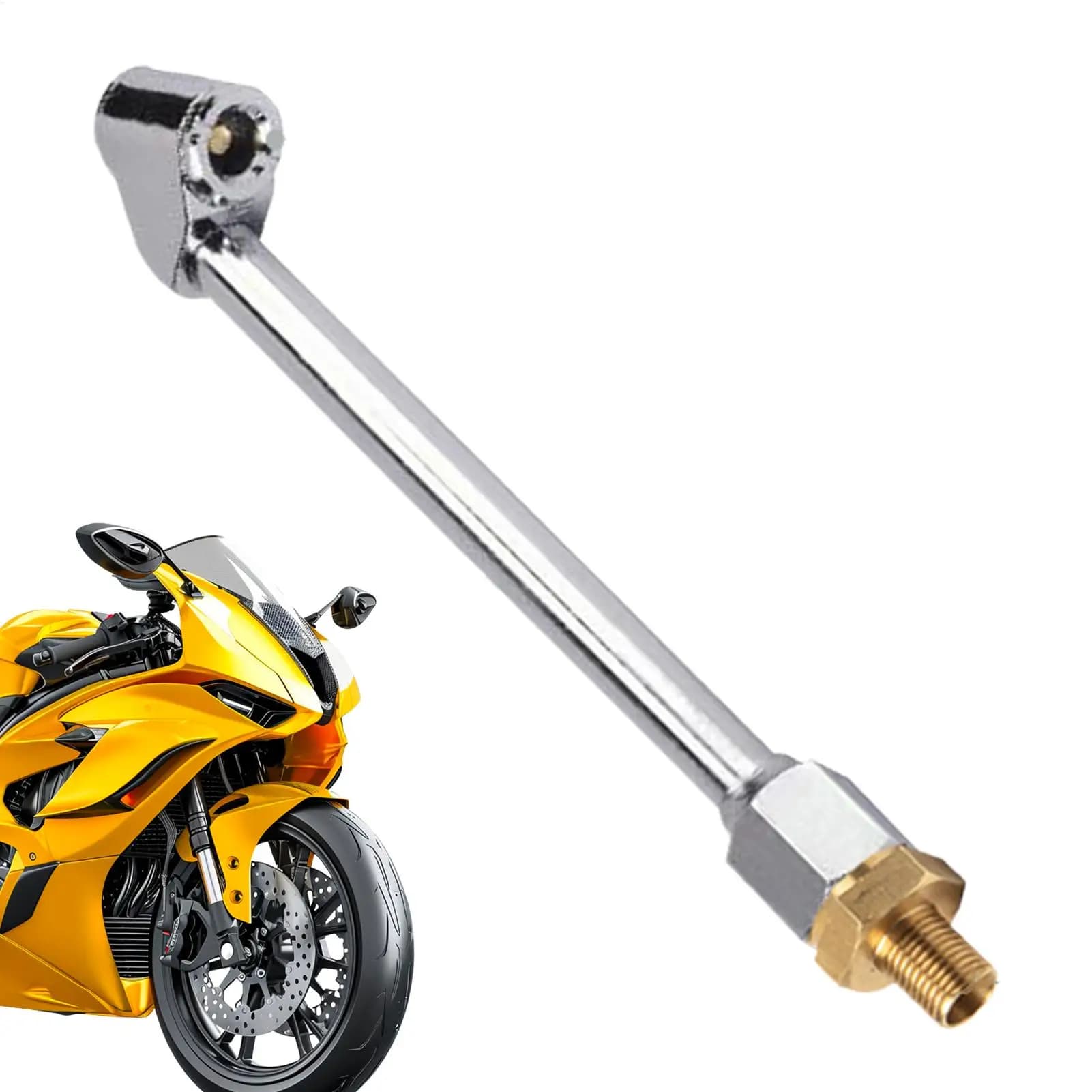 Accessori Auto a Connessione Rapida: Ugello Gonfiagomme con Blocco, Attacco Aria per Gonfiaggio Pneumatici Auto, Camion, Camper, SUV, Bici