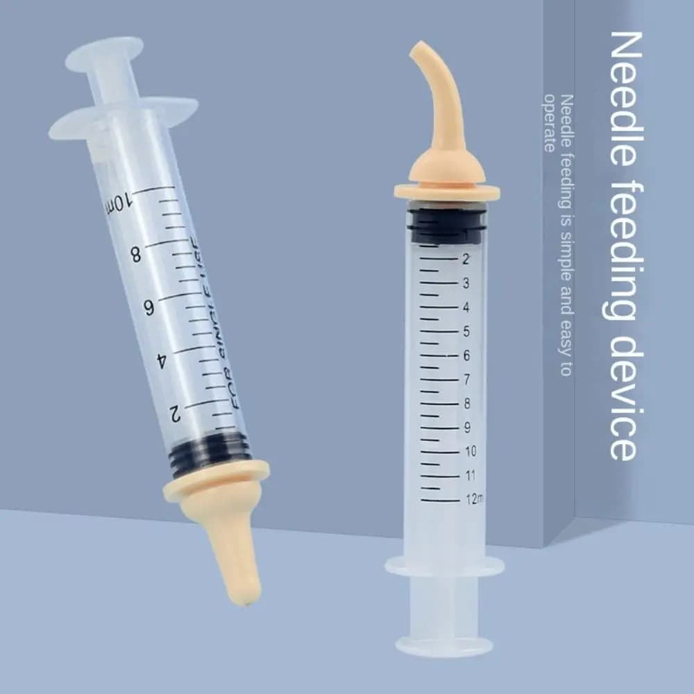 with Silicone Nipple Pet Feeding Oral Syringe Pet Feeding Nipple Pet Medication Drinking Water Syringe Dog Cat Feeding Pacifier