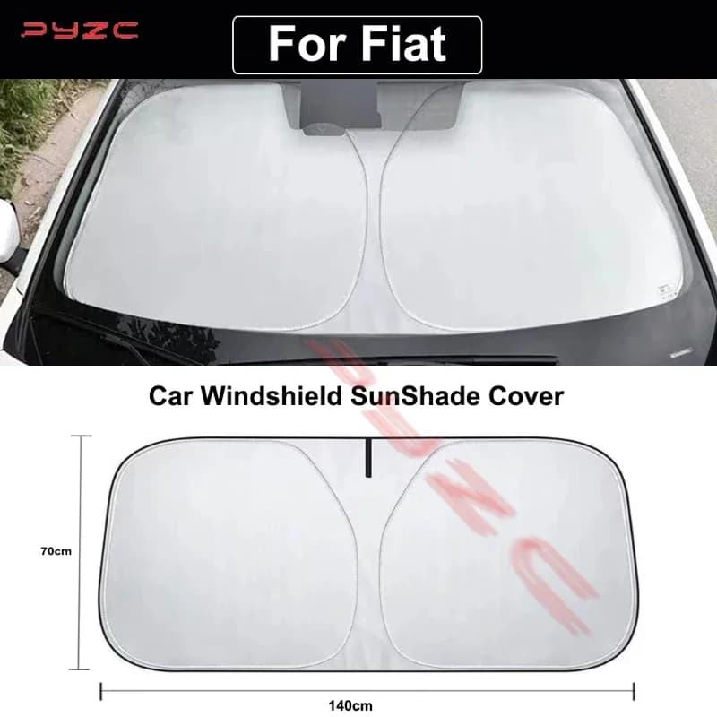 Parasole per Parabrezza Auto per Fiat Toro Qubo Tipo Aegea Doblo Panda, Accessori Auto Anti UV