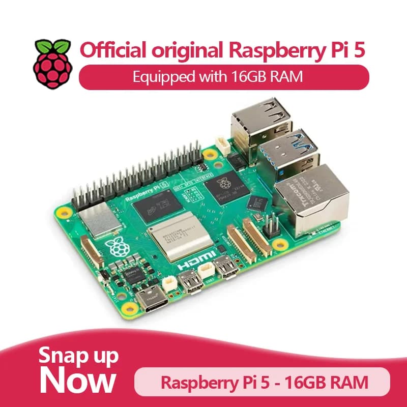 Raspberry Pi 5 originale ufficiale, nuovo arrivo: Raspberry Pi 5 con 16 GB di RAM