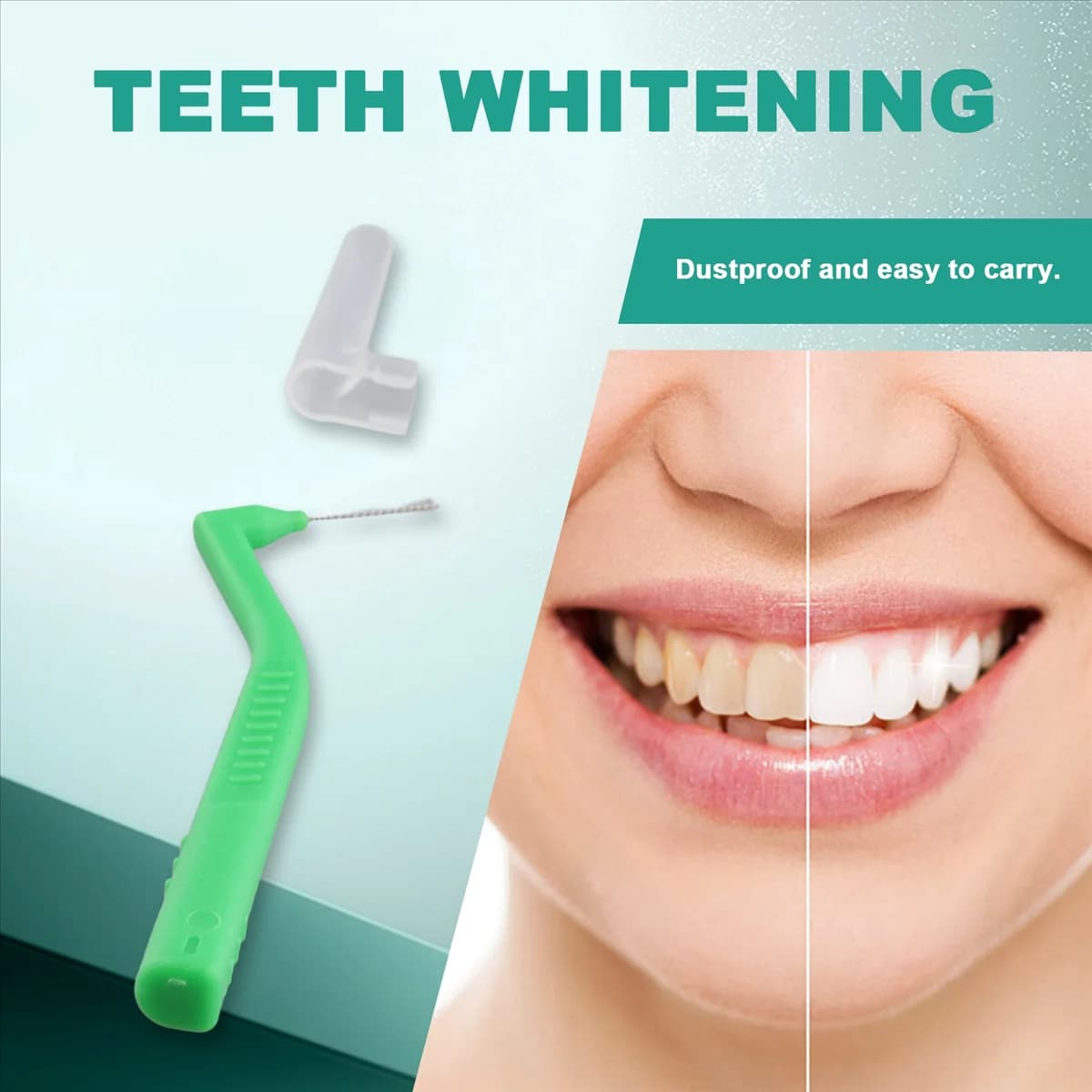 HIWS L Shape Push-Pull Brush Interdental 20 Pz/Box Hygiene Oral Tooth Whitening Tooth Dente Pick Orthodontic Toot Toot Tooth Whitening