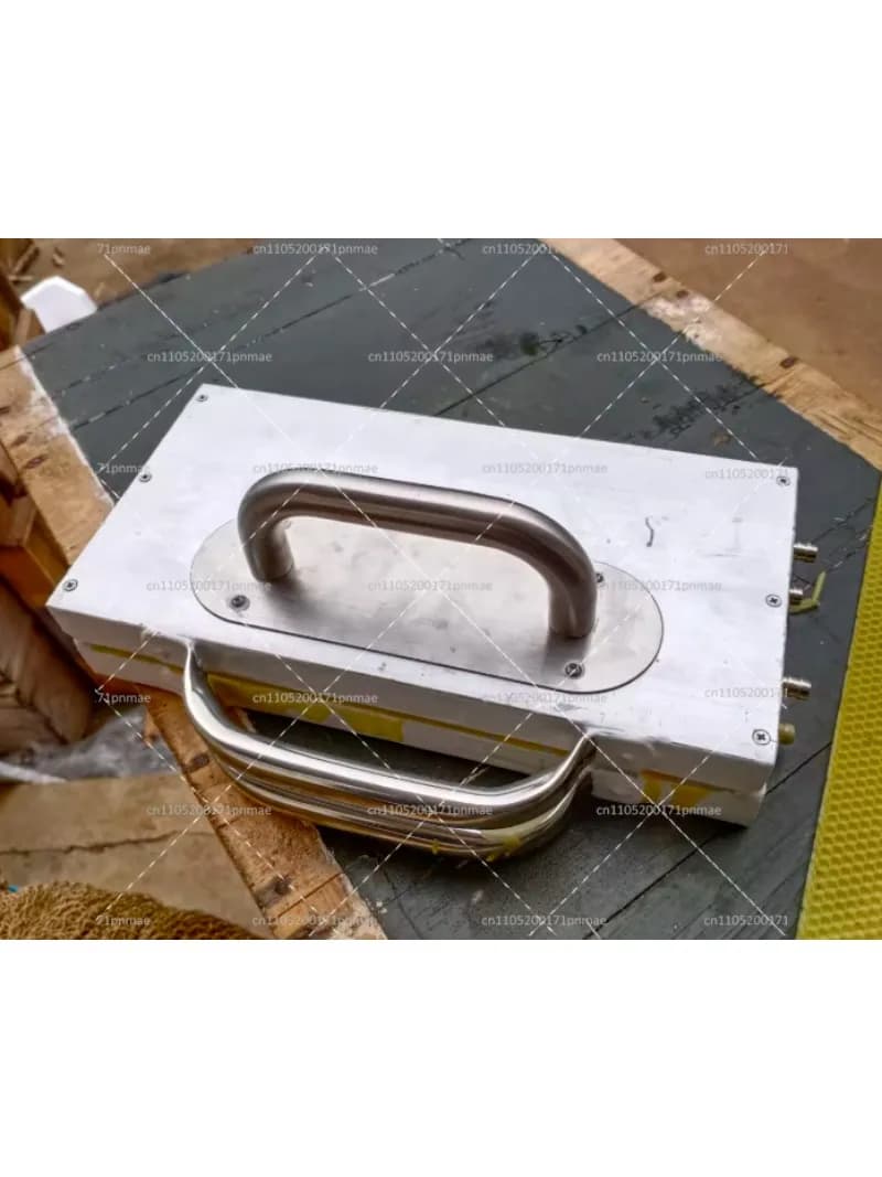 Hand Press Foundation Machine Continuous for Middle Italian Bees Aluminum Water Cooling Plate Beekeeping Tool