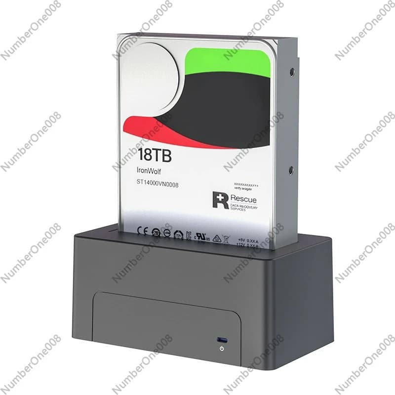 Docking Station per Hard Disk Esterni da 2.5/3.5 Pollici SATA HDD SSD, Lettore Dual Bay USB 3.0 a SATA con Funzione di Clonazione Offline