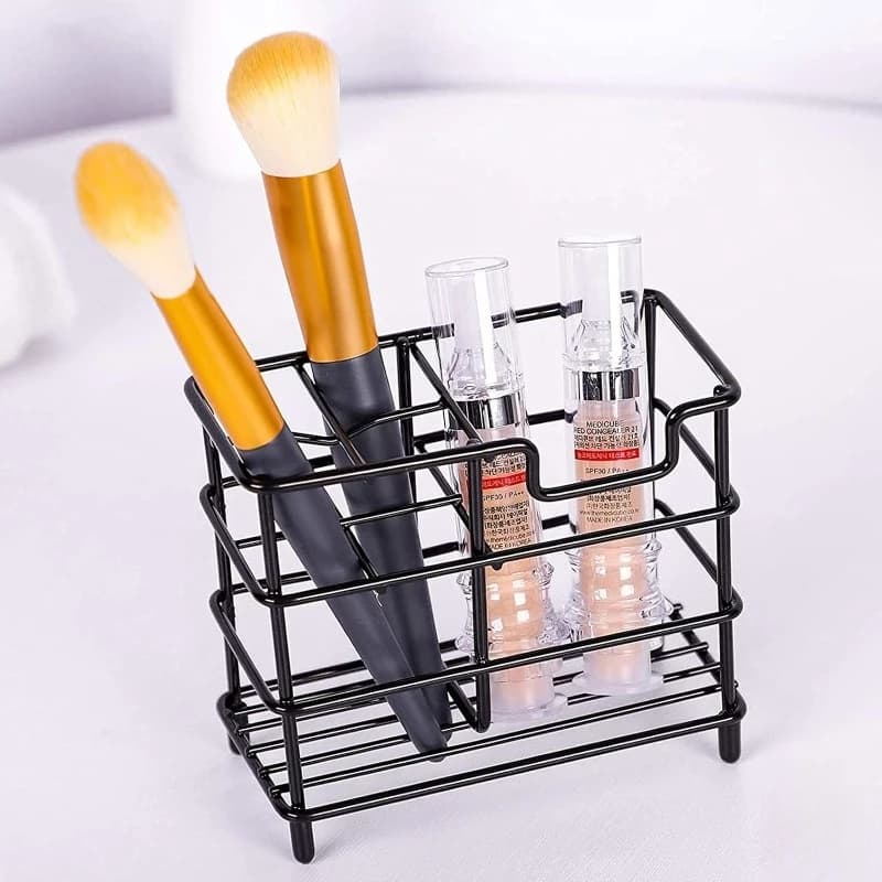 1PC Porta spazzolino da bagno Porta dentifricio in ferro Supporto Accessori da bagno Organizzatore Forniture per il bagno Articoli per la casa