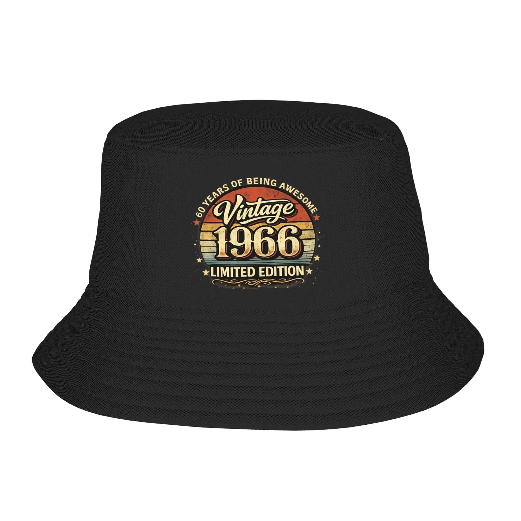 Vocation Getaway Headwear 1966 60th Birthday Gifts 60 Years Old Accessories Bucket Hat Harajuku Unisex Sun Caps