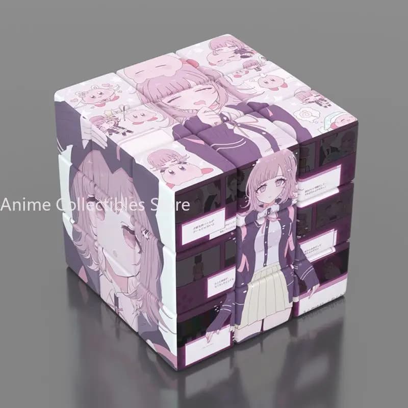 Danganronpa Nanami Chiaki‌ Anime Magic Cube Cartoon Fun Stress Relief Puzzle Professional Smooth Speed Game Toys Gifts